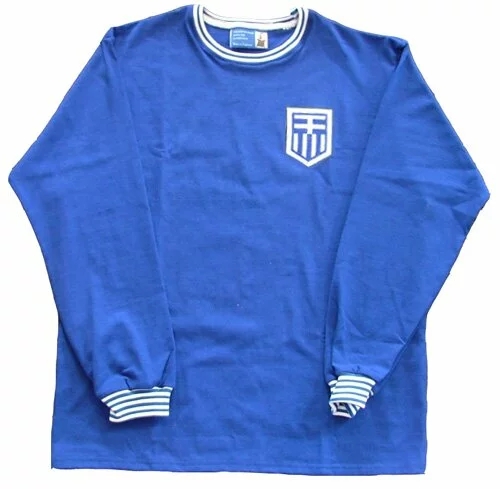 Greece 1960's Retro Football Shirt (gre-1)