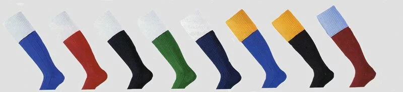 Block top football sock